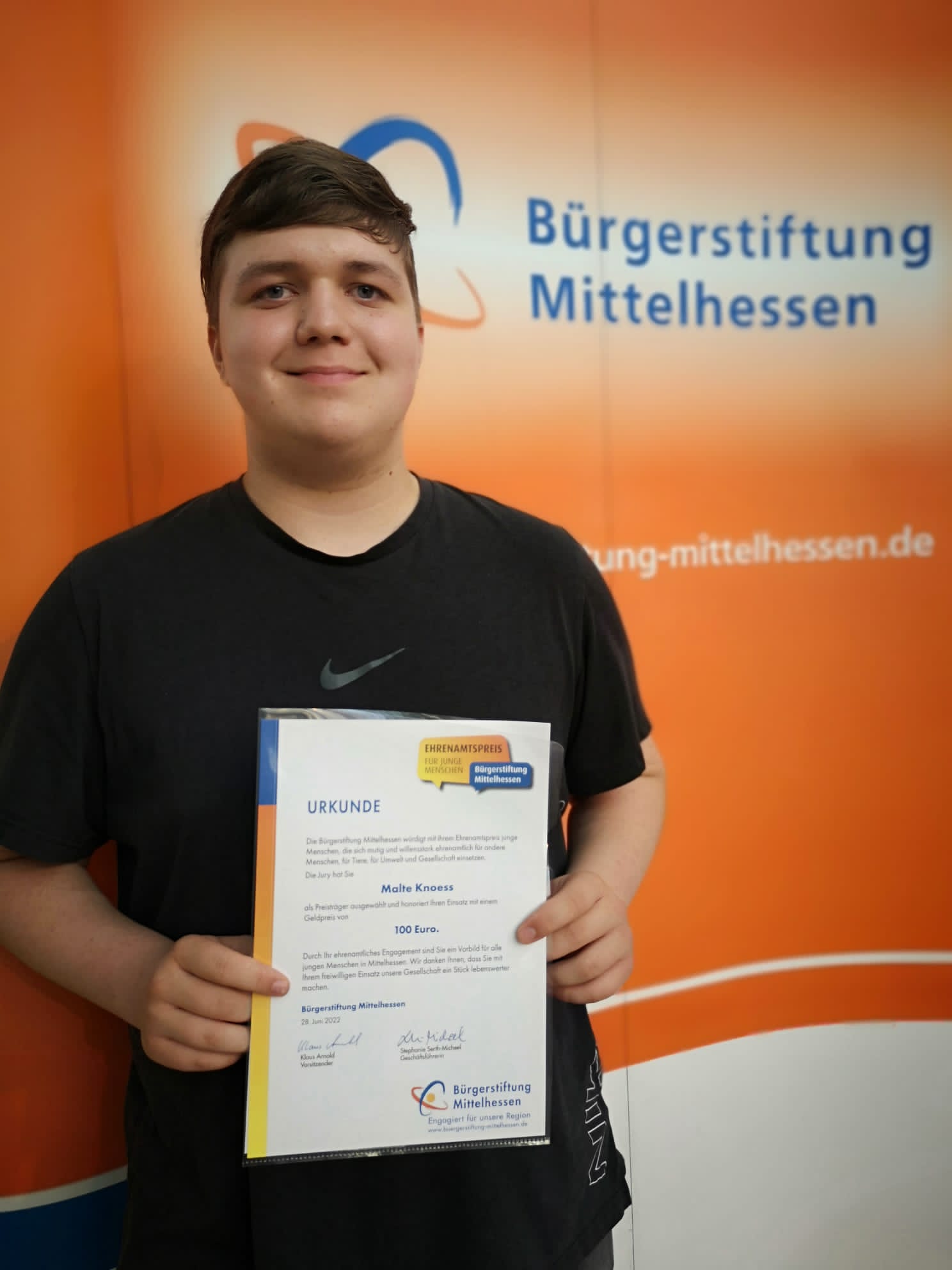 Junges Ehrenamt Preis LICH Basketball e.V.